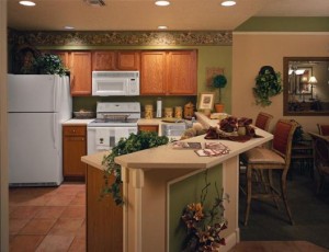 Sheraton Vistana Villages in Florida Two Bedroom Kitchen