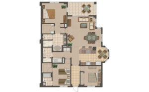 3 Bedroom Floor Plan